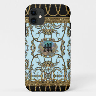 Elegante Girly Monogram iPhone 11 Hülle