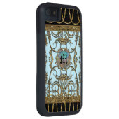Elegante Girly Monogram Case-Mate iPhone Hülle (Rückseite/rechts)