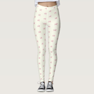 Elegante Girly Pink Leggings