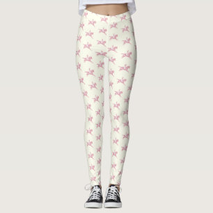 Elegante Girly Pink Leggings