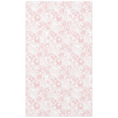 Elegante Girly Rose Gold Blume Tischdecke (Vorderseite)