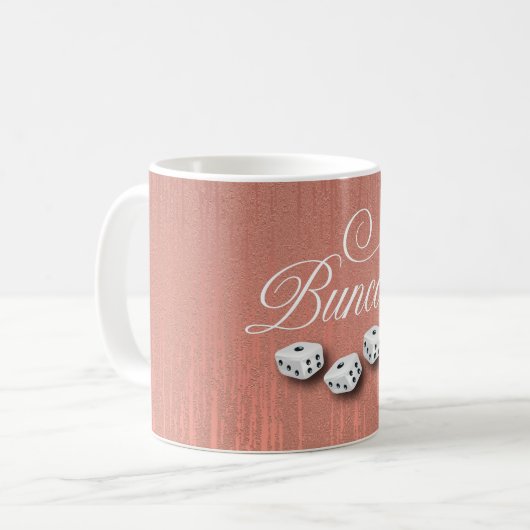 Elegante Girly Sparkle Kaffeetasse (Vorderseite Links)