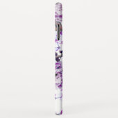 Elegante Girly violette lila lila Blumen Case-Mate iPhone Hülle (Hinten/Rechts)