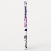 Elegante Girly violette lila lila Blumen Case-Mate iPhone Hülle (Hinten/Links)
