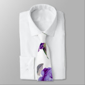 Elegante Girly violette lila lila Blumen Krawatte (Gebunden)