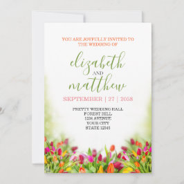Elegante Girly Wedding Invitation Card Einladung