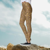 Elegante Glam Gold Glitzer Shiny Sparkle Party Leggings