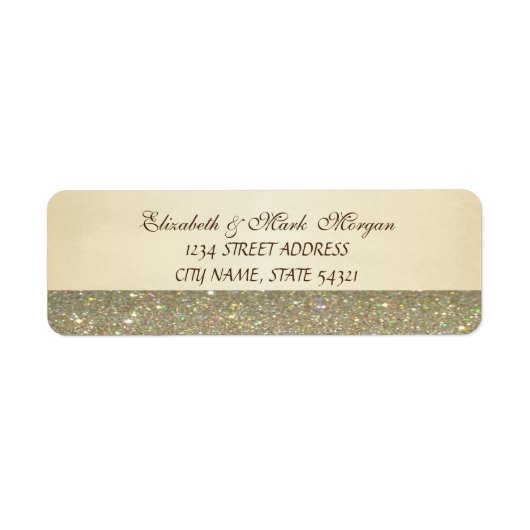 Elegante Glamour Glittery Wedding (Vorne)