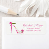 Elegante glamouröse Address Label-Heels (Insitu)