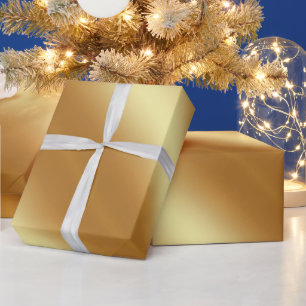 Elegante glamouröse Imitats Gold Einfaches Weihnac Geschenkpapier