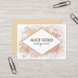 Elegante glänzende Malerei Visitenkarte