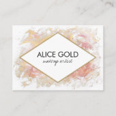 Elegante glänzende Malerei Visitenkarte (Vorderseite)