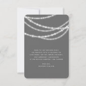 Elegante, glänzende Rosaienperlen und religiöse Kr Dankeskarte (Rückseite)