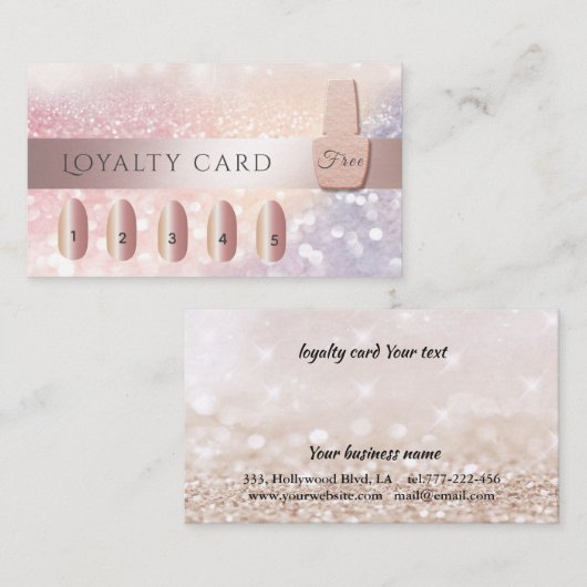 Elegante Glanzglanzglanzpolitur aus der sanften Ro Treuekarte (Vorne/Hinten)