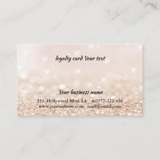 Elegante Glanzglanzglanzpolitur aus der sanften Ro Treuekarte (Rückseite)