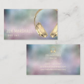 Elegante Glaseffektstruktur mit Jay Visitenkarte (Vorne/Hinten)