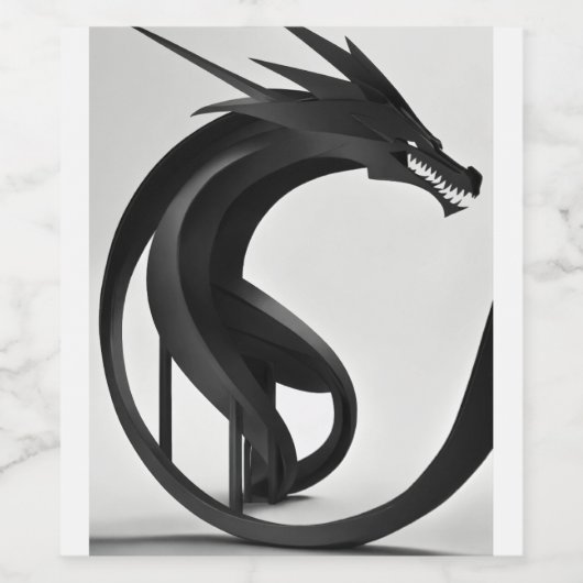 Elegante Glass Drink Flasche mit leak-proof Lid Weinetikett (Einzelnes Label)