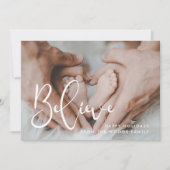 Elegante Glaube Weihnachten Inspiration Foto (Vorderseite)