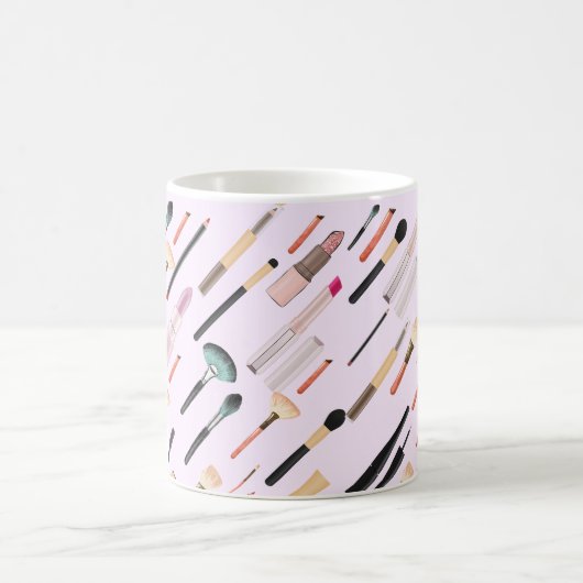 Elegante Glittering Beauty Makeup Tools Kaffeetasse (Mittel)