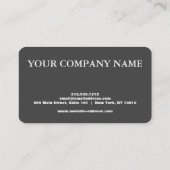 Elegante Glitzer-Kreditkarte Visitenkarte (Rückseite)