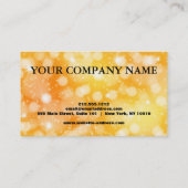 Elegante Glitzer-Kreditkarte Visitenkarte (Rückseite)