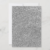 Elegante Glitzer Wedding Tischnummer Cards (Rückseite)