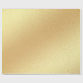 Elegante Glossy Imitate Gold Glitzer Moderne Kunst Geschenkpapier (Flach)