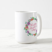 Elegante glückliche Blumen| klassische Tasse der (VorderseiteRechts)