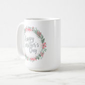 Elegante glückliche Blumen| klassische Tasse der (Vorderseite Links)