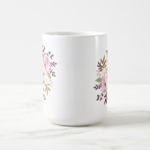 Elegante glückliche Blumen| klassische Tasse der (Mittel)