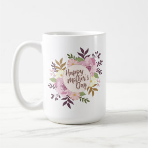 Elegante glückliche Blumen  klassische Tasse der