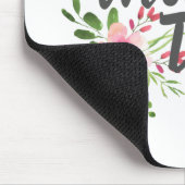 Elegante glückliche mit Blumenmausunterlage der Mousepad (Ecke)