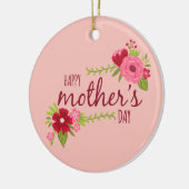 Elegante glückliche mit Blumenverzierung der Keramik Ornament (Links)