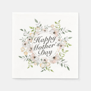 Elegante glückliche rahmen-Serviette der Mutter Serviette