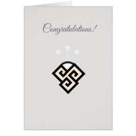 Elegante Glückwunschkarte