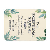 Elegante Glückwunschkarte für eine außergewöhnlich Magnet (Horizontal)