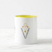 Elegante Gold Amazigh Zeichen MUG Tasse (Zentrum)