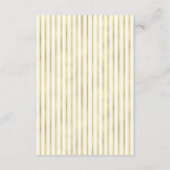 Elegante Gold Ananas Beratung für die Braut Hinweiskarte (Rückseite)