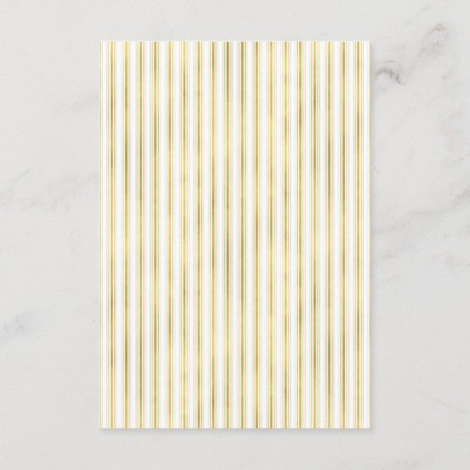 Elegante Gold Ananas Beratung für die Braut Hinweiskarte (Rückseite)