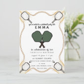 Elegante Gold-Baby-Shower-Einladung Einladung (Stehend Vorderseite)