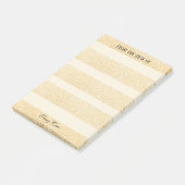 Elegante Gold benutzerdefinierte Notizen (angewinkelt)