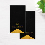 Elegante Gold Black Imitats Foil Jewelry Display C (Schreibtisch)