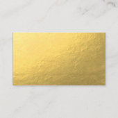 Elegante Gold Black Wedding Website Card Begleitkarte (Rückseite)