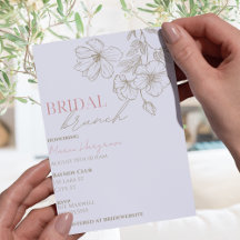 Elegante Gold Blume Bridal Brunch BridaI Dusche