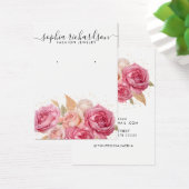 Elegante Gold Blütenschmuckkarte (Schreibtisch)