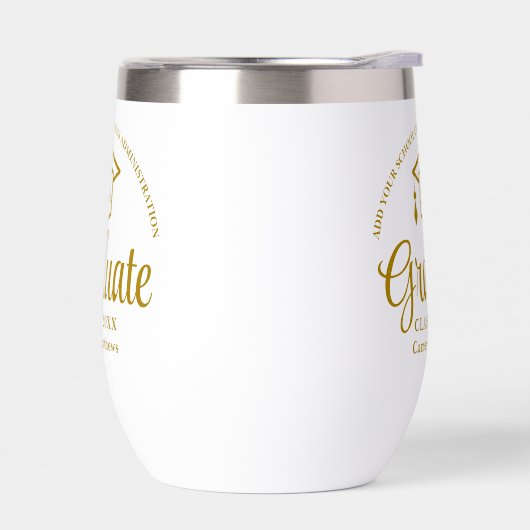 Elegante Gold Business School Abschluss MBA (Links)