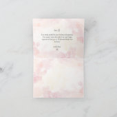 Elegante Gold Calligrafy Dankeschön Card (Innenseite)