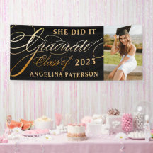 Elegante Gold Calligraphy Graduate Class 23