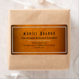 Elegante Gold Candle Company V4 Rücksendeadresse