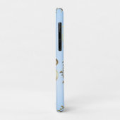 Elegante Gold Carriage Blue Storybook Princess Case-Mate iPhone Hülle (Hinten/Links)